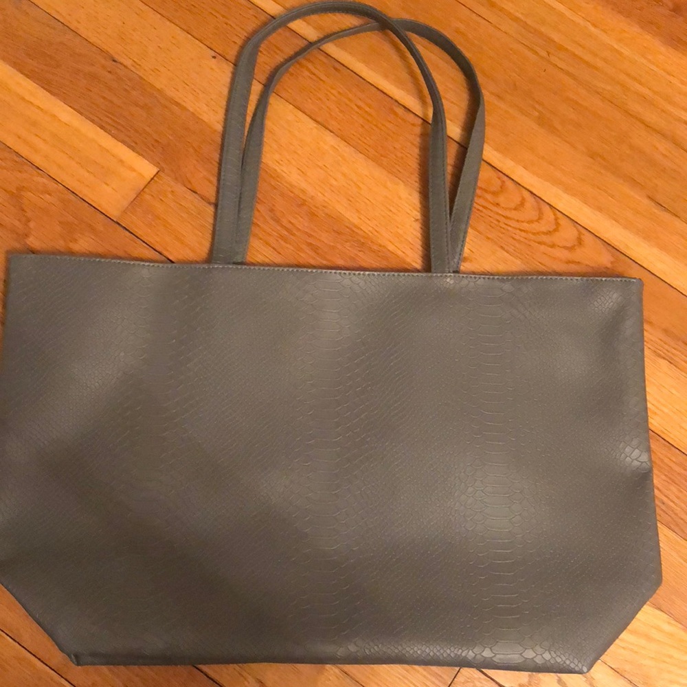 Bloomingdales Gray Tote NEW